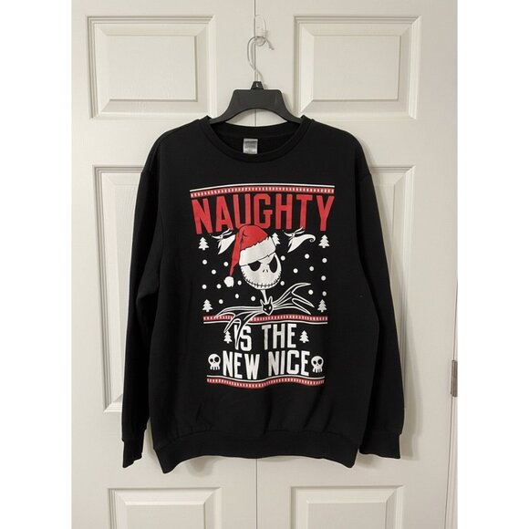 Disney Nightmare Before Christmas “Naughty Is the New Nice” Sweatshirt – XL - Picture 1 of 3